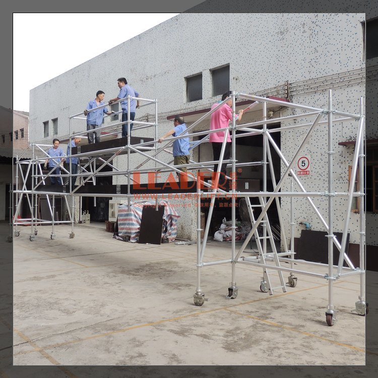 Precautions for scaffolding work